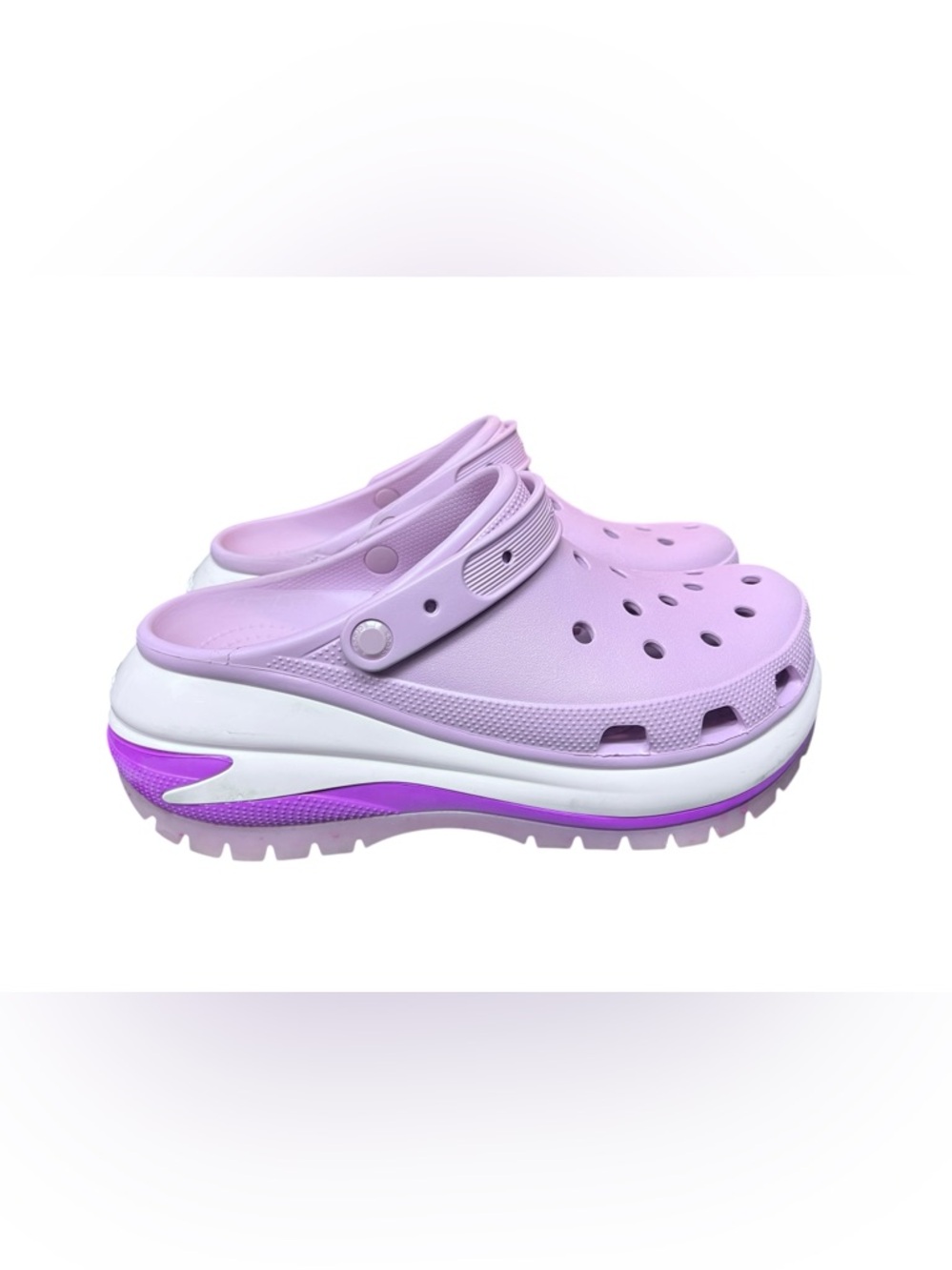 Crocs Mega Crush Clog Men’s Size 12 Shoes Hydrangea Platform Chunky
Sandles